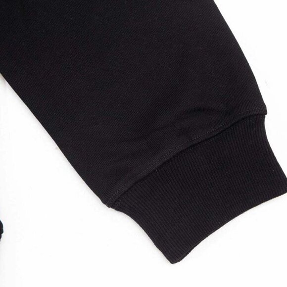 Men's Stussy Black Letter Print Crew Neck Sweatshirt - Picture 3 of 7